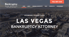 Desktop Screenshot of bankruptcyattorney-lasvegas.com